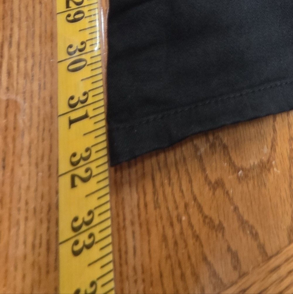 Ashley Stewart Black Distressed Denim Straight Leg Jeans Plus Size 22 - Picture 7 of 7